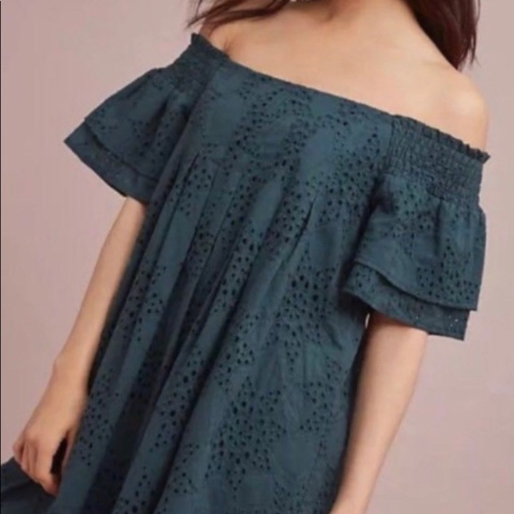 Anthropologie J.O.A Eyelet Dress
